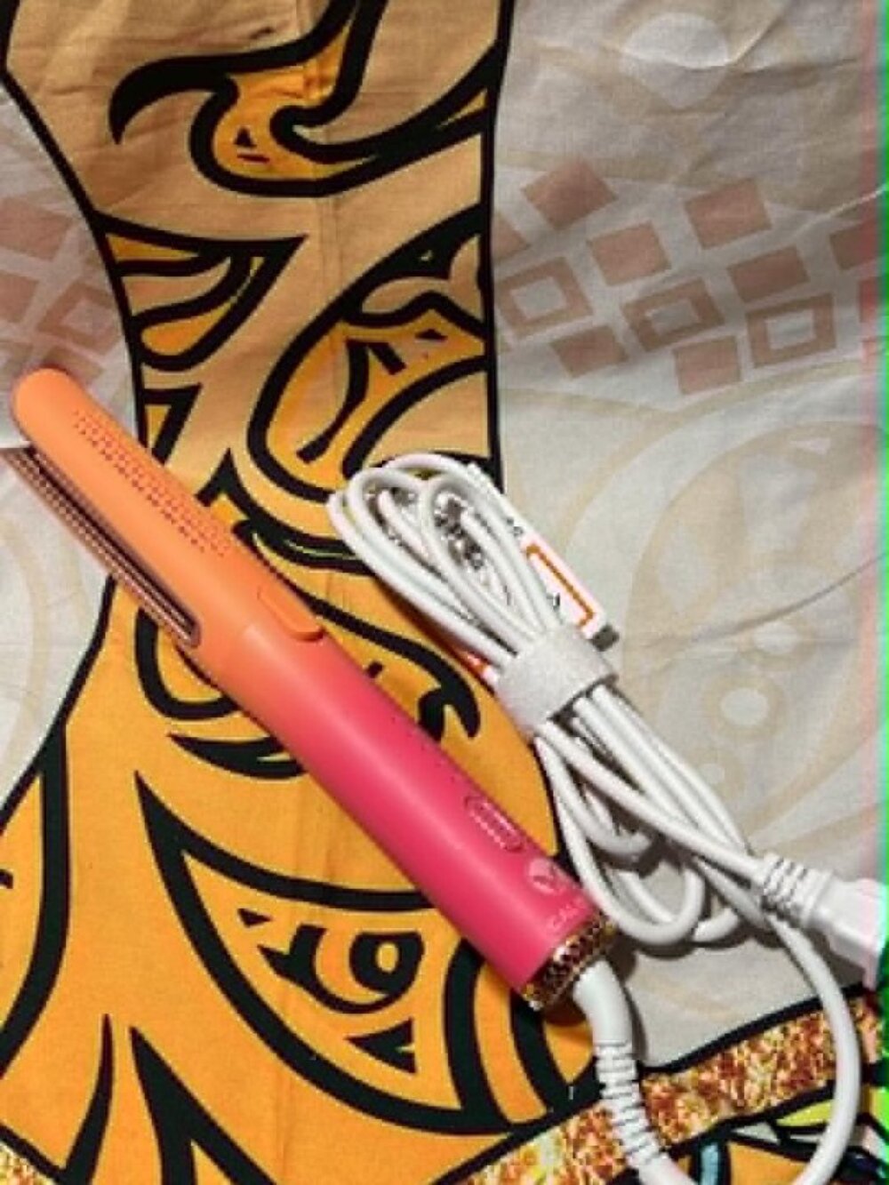 Calista AirGlide Pro Cool Breeze Styler – Pink & Orange – Excellent Condition